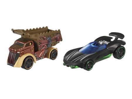 Hot Wheels Star Wars Character Car 2-Pack Luke Skywalker and Rancor Hot on Sale