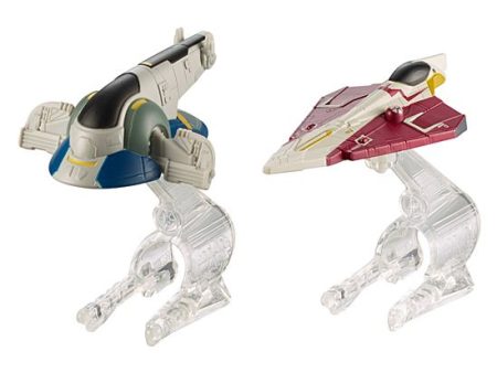 Hot Wheels Star Wars Slave 1 Vs. Jedi Starfighter Starship 2-Pack Online Sale