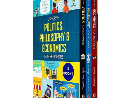 Usborne For Beginners 3 Books Collection Box set (Politics, Philosophy & Economics) For Sale