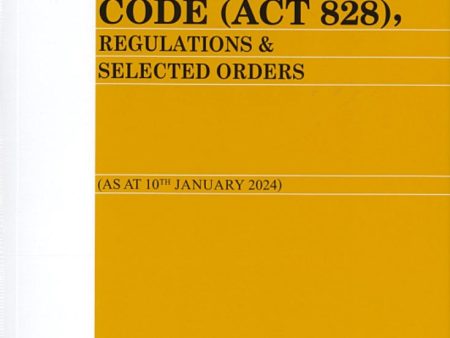 National Land Code (Act 828), Regulations & Selected Orders - As at 10 01 2024 For Sale