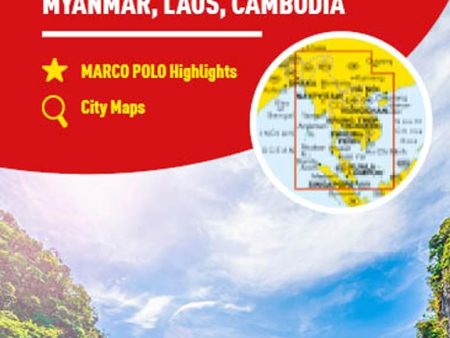 Thailand, Vietnam, Laos, Cambodia Marco Polo Map (Marco Polo Maps) Online Hot Sale